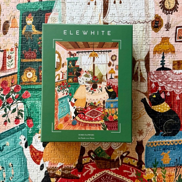 Elewhite Some Flowers 1000 Piece Puzzle - Picture 6 of 6